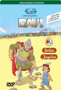 DVD Gibi do Cristão - Davi - Fugitivo e Golias