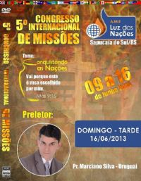 5 A.M.E Luz das Naes - Pastor Marciano Silva - Uruguai